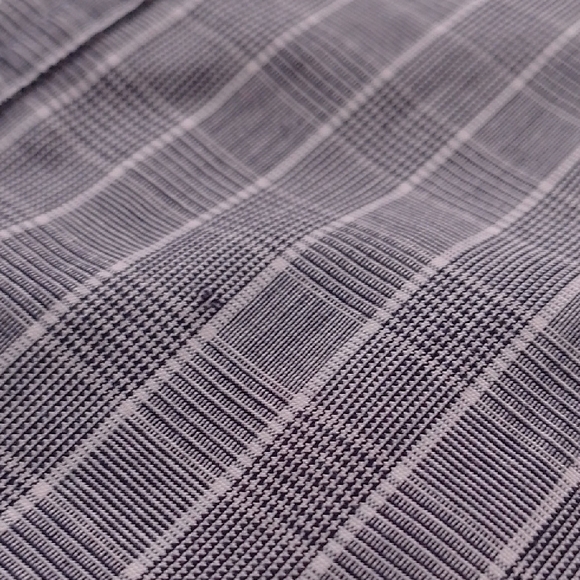 Vintage 90s Christian Dior Chemise Gray Striped Shirt - Picture 8 of 8